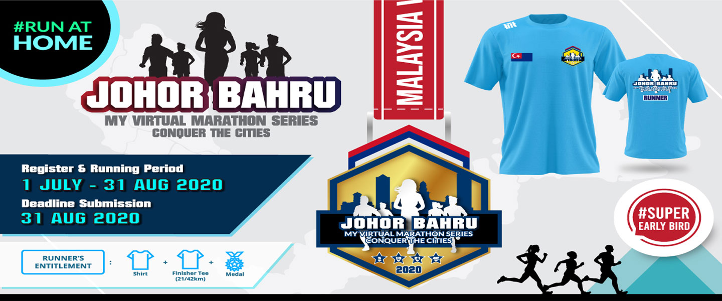 MY Virtual Marathon Series - Conquer the Cities (Johor Bahru)