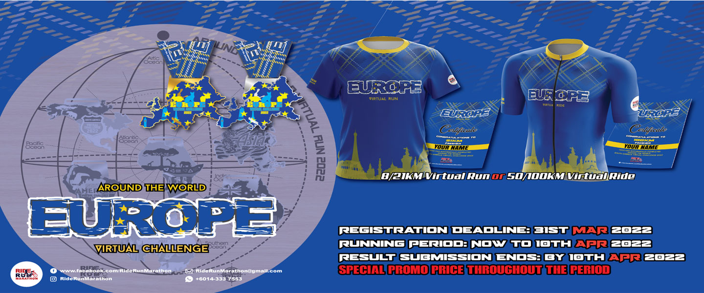 Around The World EUROPE Virtual Challenge