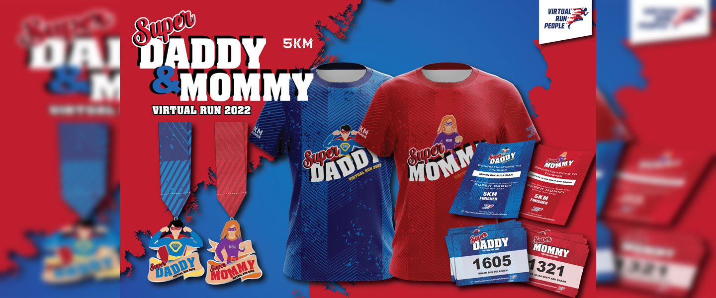 Super Daddy & Super Mommy Virtual Run 2022	