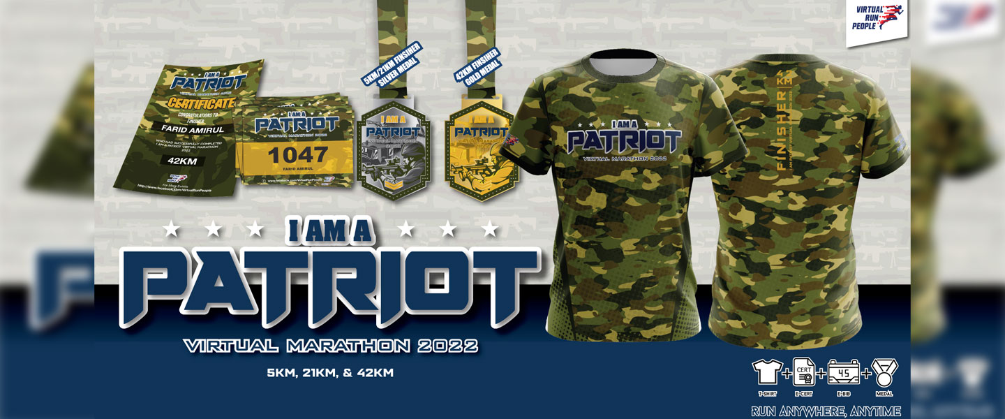 I Am A Patriot Virtual Marathon 2022		