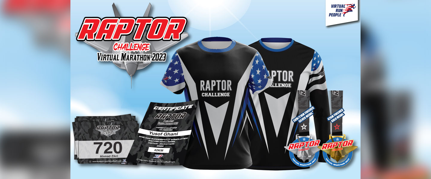 Raptor Challenge Virtual Marathon 2023		