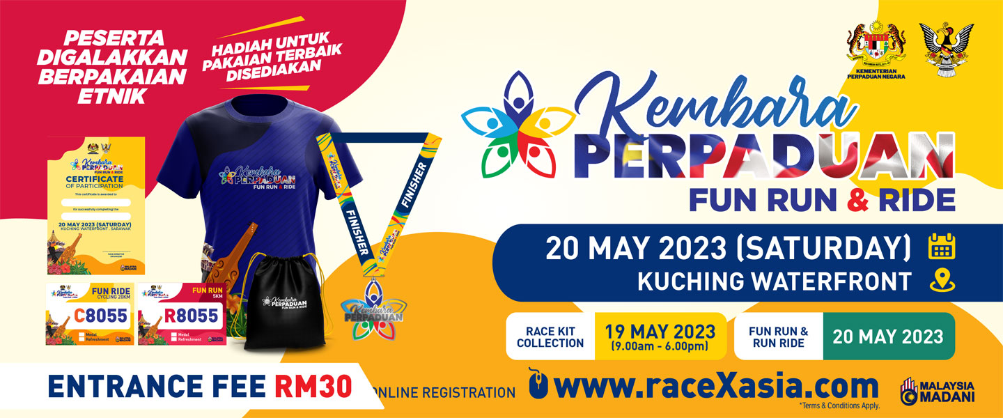 Kembara Perpaduan Fun Run and Ride Kuching, Sarawak 2023