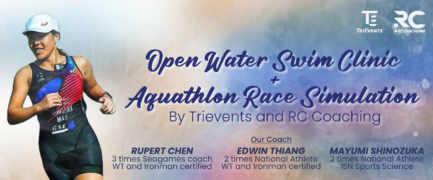 Open Water Swim Clinic + Aquathlon Simulation by TriEvents & RC Coaching