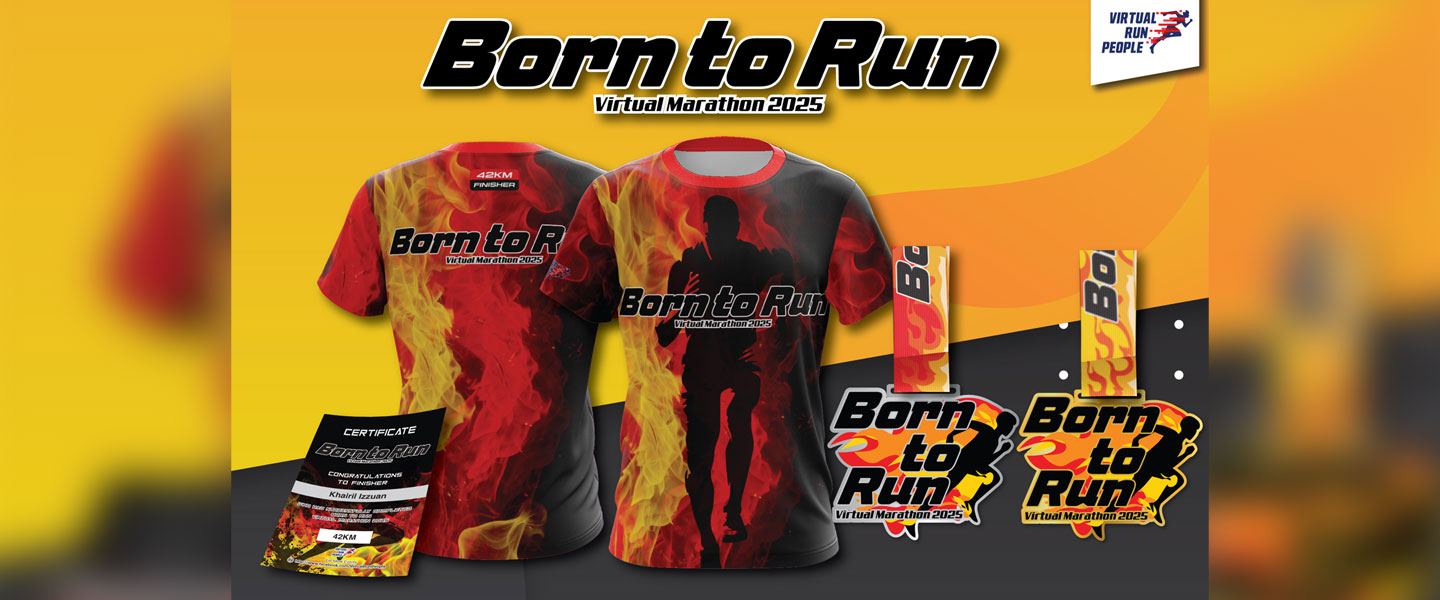 Born to Run Virtual Marathon 2025