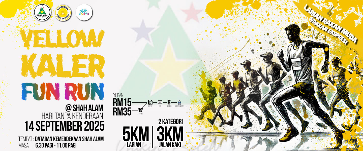 Yellow Kaler Fun Run - Rakan Muda Rakan Ekspresi 2025