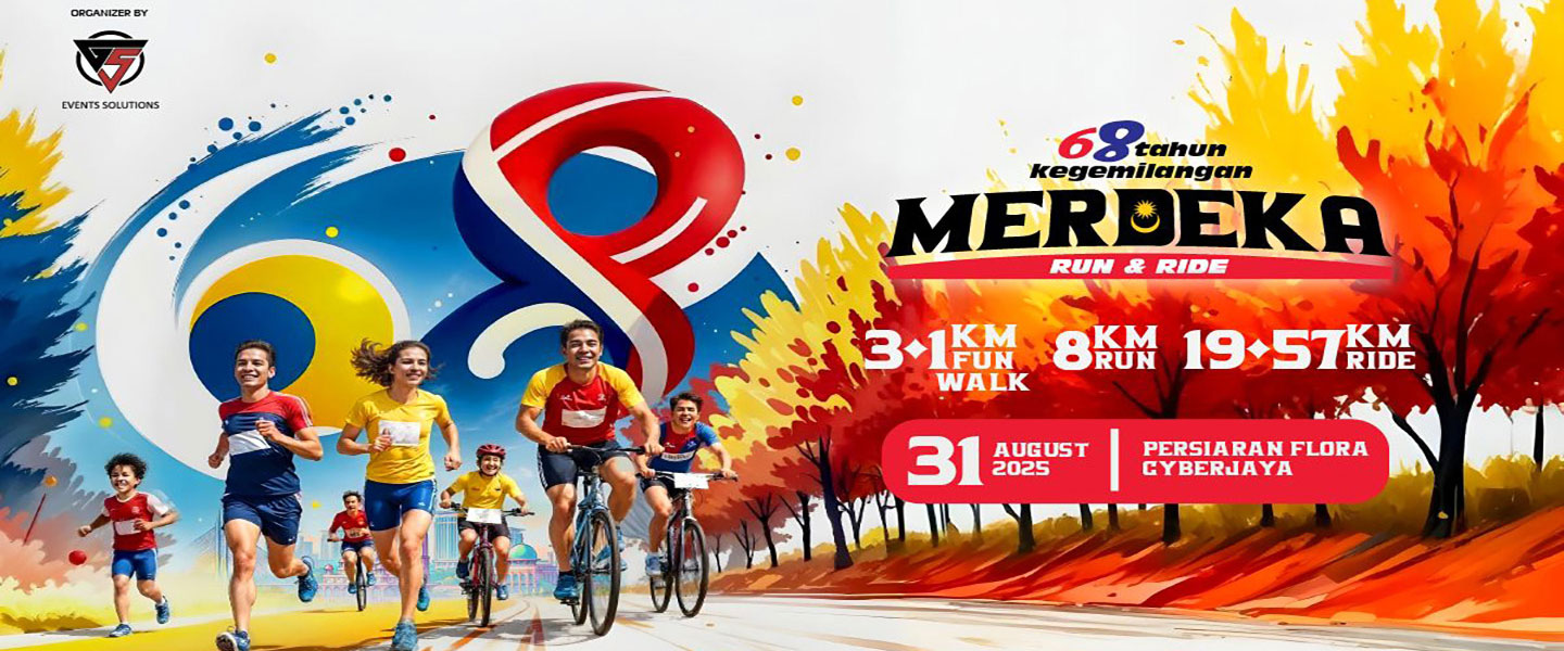 Merdeka Fun Run & Ride 2025 68 Years of Glory
