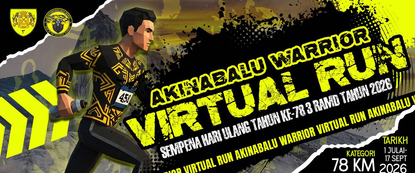 Akinabalu Warrior Virtual Run Sempena Hari Ulang Tahun Ke-78 3 Ramd 2026