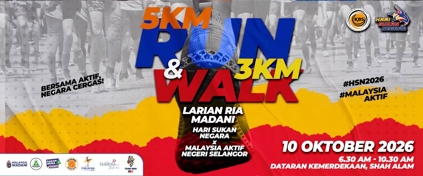 Larian Ria Madani - Hari Sukan Negara X Malaysia Aktif Negeri Selangor 2026